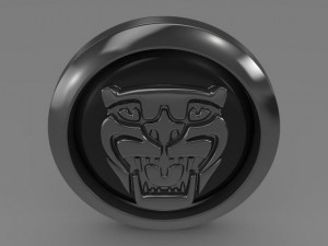 jaguar new logo Modelo 3D