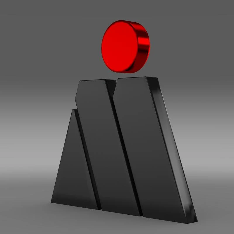 magna steyr logo 3D Model .c4d .max .obj .3ds .fbx .stl .blend 