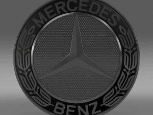 mercedesbenz logo 3D Model