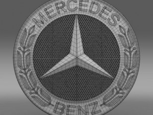 mercedesbenz logo 3D 模型
