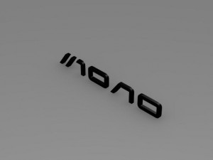 mono logo Modello 3D