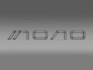 mono logo 3D Model