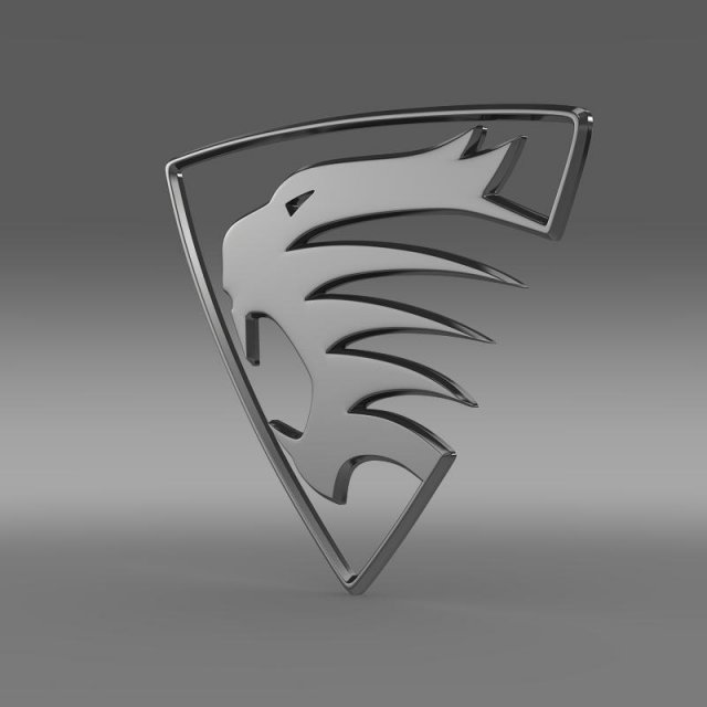 spirra logo 3D Modell .c4d .max .obj .3ds .fbx .stl .blend 