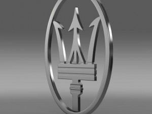 trident logo 3D Model