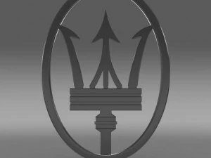 trident logo 3D Model