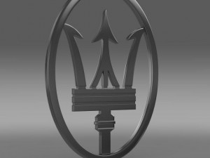 trident logo 3D Model