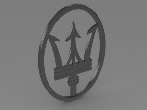 trident logo 3D Model