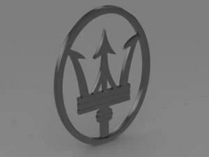 trident logo 3D Model