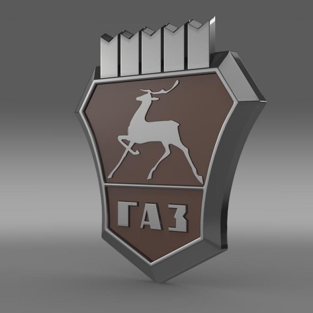 gaz new logo 3D Model