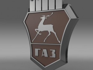gaz new logo Modelo 3D