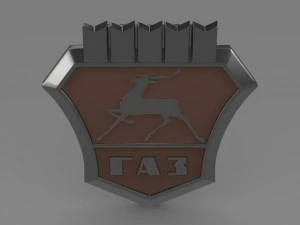 gaz new logo 3D Model