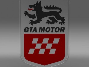 gta motors logo Model 3D