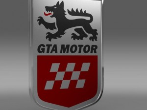 gta motors logo Model 3D