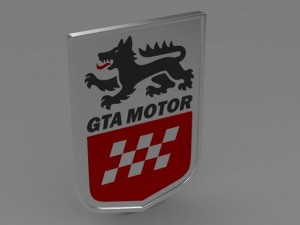 gta motors logo Model 3D