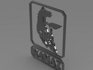kamaz new logo Modelo 3D