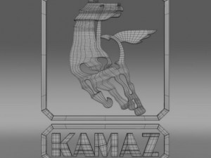 kamaz new logo Modelo 3D