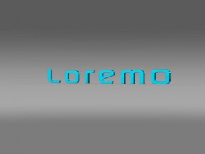 loremo logo Modelo 3D