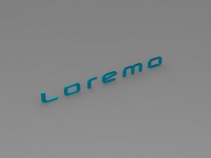 loremo logo Modelo 3D