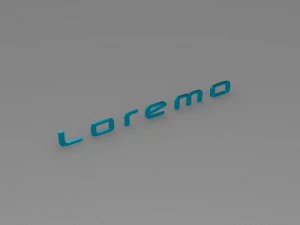 loremo logo 3D Model