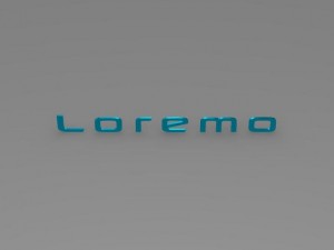 loremo logo Modelo 3D