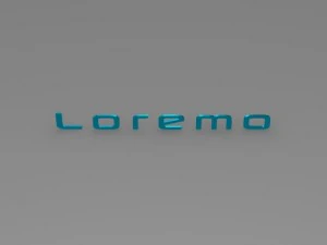 loremo logo 3D Model