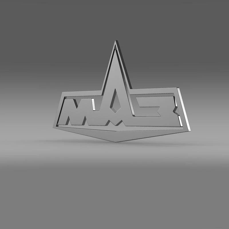 maz logo 3D Model .c4d .max .obj .3ds .fbx .stl .blend 
