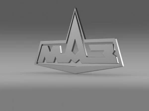 logo maz Model 3D