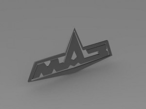 maz logo 3D 모델