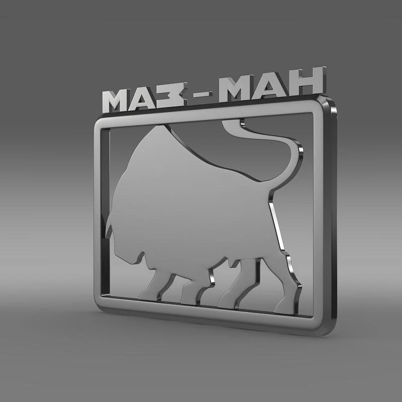 maz man logo 3D Model .c4d .max .obj .3ds .fbx .stl .blend 