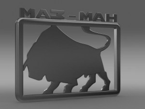 maz man logo 3D Модель