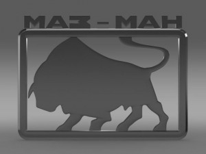 maz man logo 3D Модель