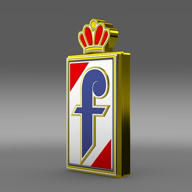 pininfarina logo 3D 模型 .c4d .max .obj .3ds .fbx .stl .blend 