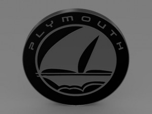 plymouth logo Model 3D