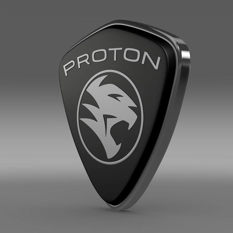 proton logo 3D Model .c4d .max .obj .3ds .fbx .stl .blend
