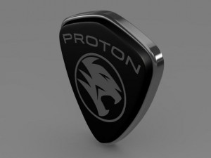proton logo Modelo 3D