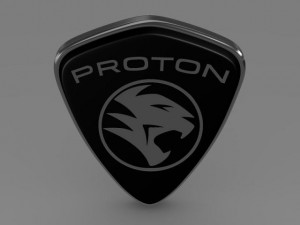 proton logo Modelo 3D