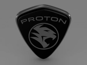 proton logo 3D Model