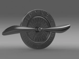 spyker logo 3D Model