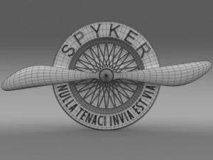 spyker logo 3D Model