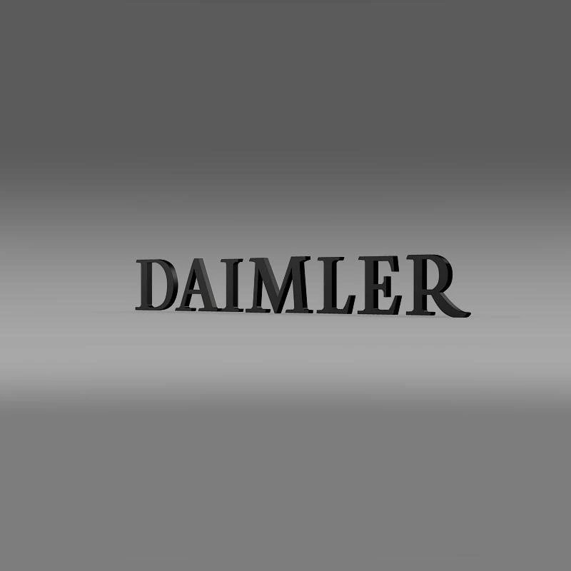 daimler logo 3D Model .c4d .max .obj .3ds .fbx .stl .blend 