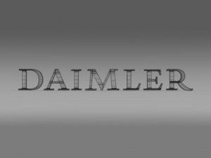 daimler logo Modelo 3D