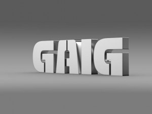 gaig logo 3D Model