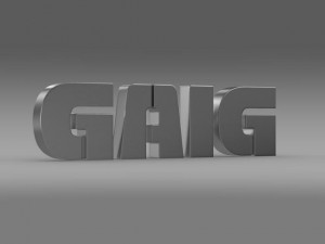 gaig logo Modèle 3D