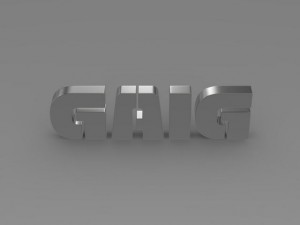gaig logo Modèle 3D