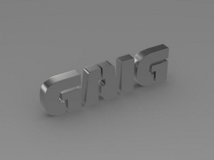 gaig logo Modèle 3D