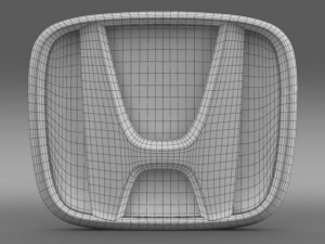 honda company logo 3Dモデル