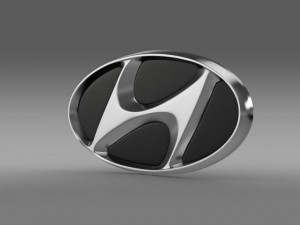 hyundai company logo 3Dモデル
