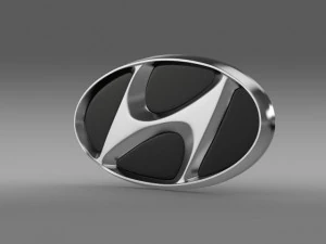 logo aziendale hyundai Modello 3D