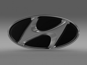 hyundai company logo 3D Model