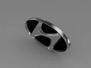 hyundai company logo 3D Model